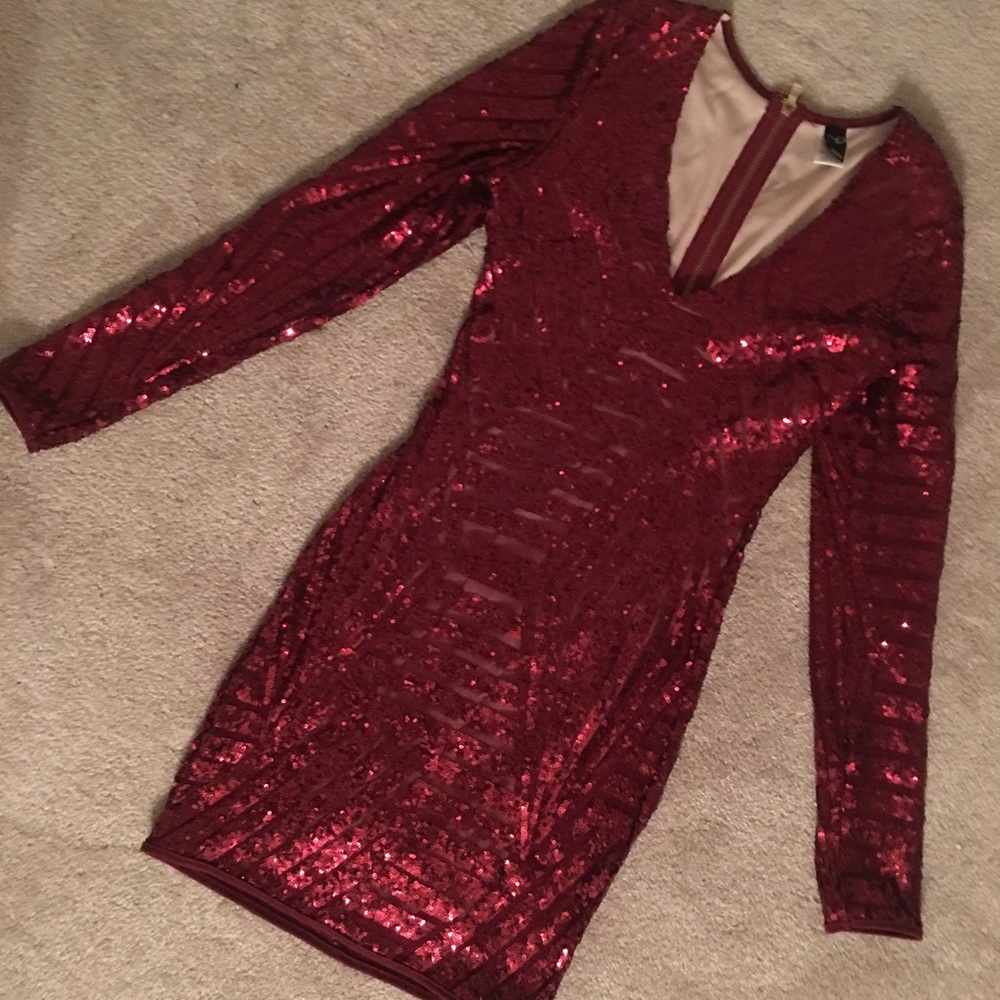Windsor Red Sequined Dress